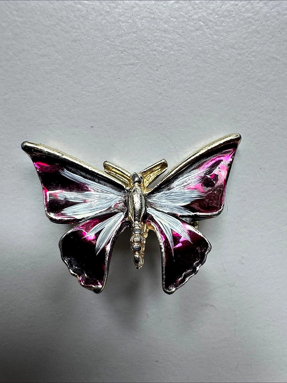 Vintage Butterfly Brooch Set